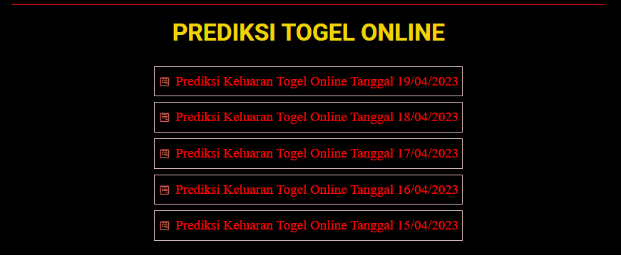 Daftar Bandar Togel Online 4D Resmi Dan Terpercaya Di Indonesia